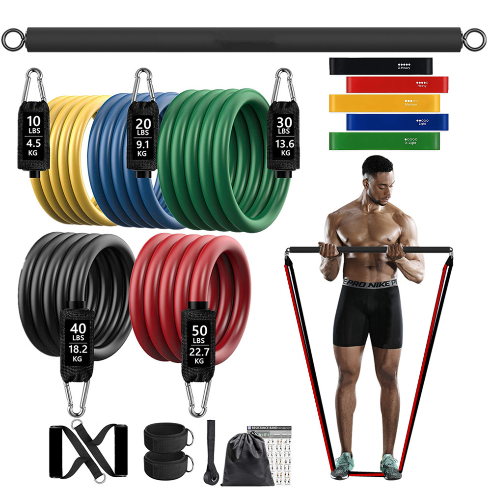 Home Gym Hyrox - 150lb Fitness Booty Resistance Elastic Band