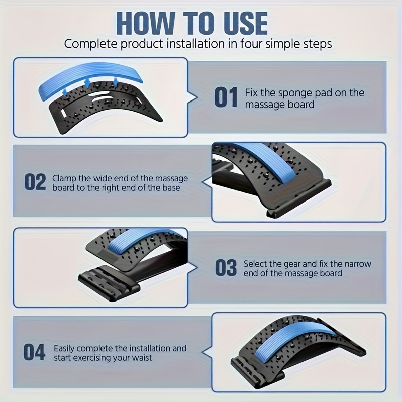 3-Level Back Stretcher Posture - Home Gym Hyrox 评论和价格