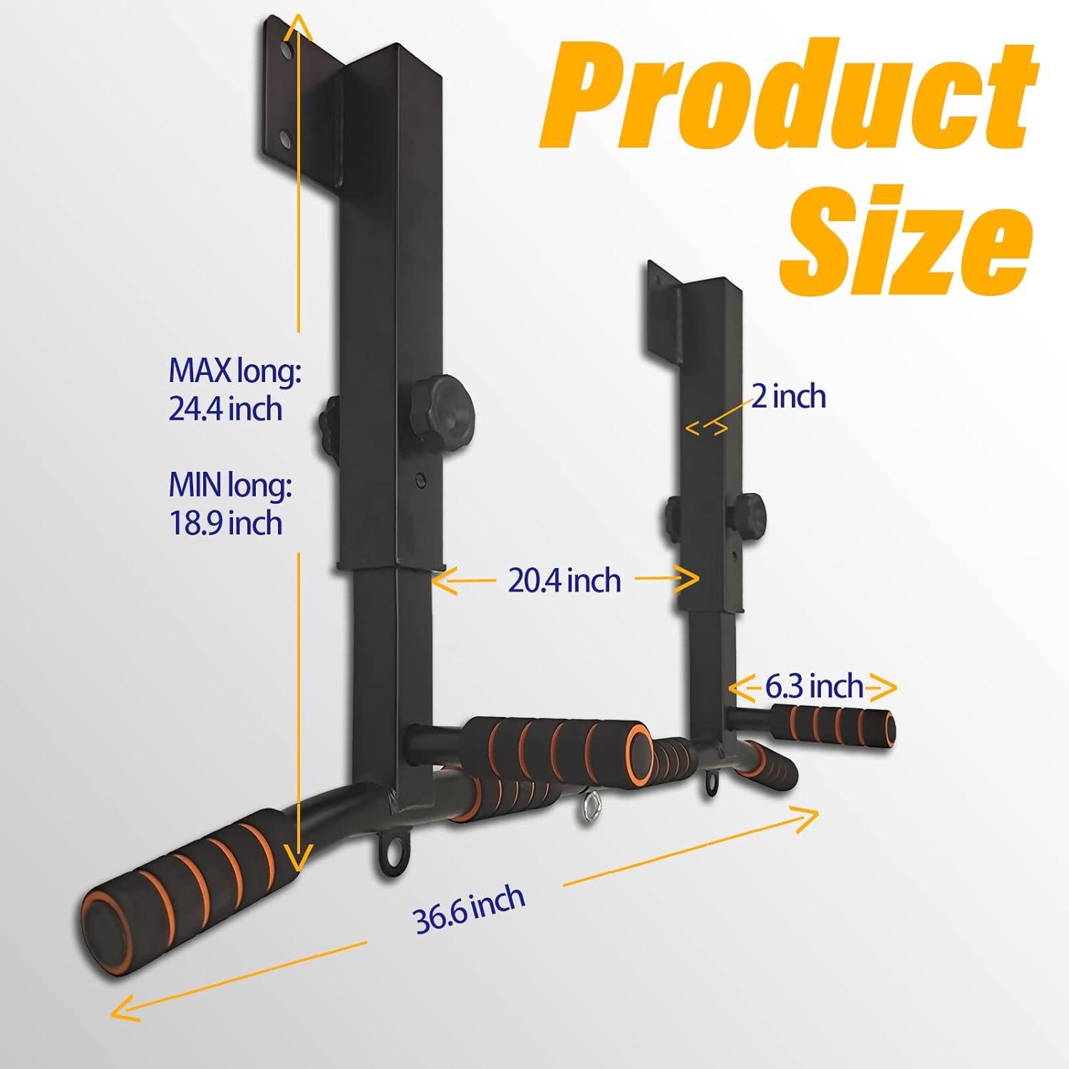 Wall Mounted Dip Station Pull- - Home Gym Wall Mounted 评论和价格