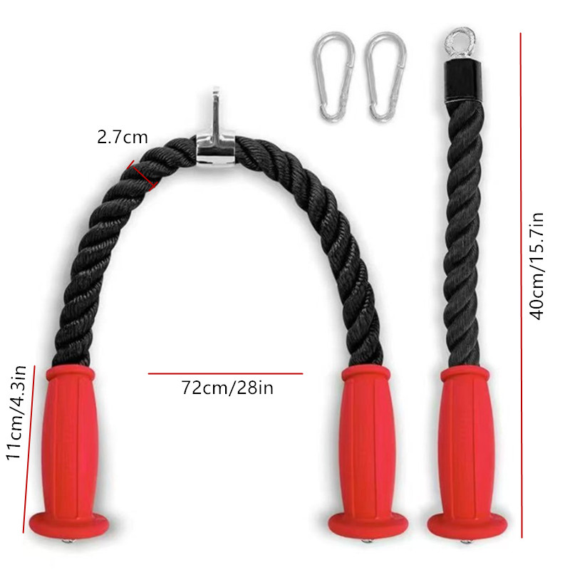 Ergonomic Tricep Ropes Non-Sli - Home Gym Hyrox 评论和价格