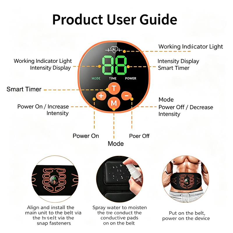 Abdominal Toning Belt Smart Ab - Home Gym Hyrox 评论和价格