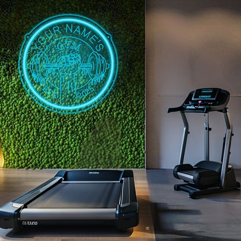 Custom LED Gym Neon Sign Barbe - Home Gym Interior Design 评论和价格