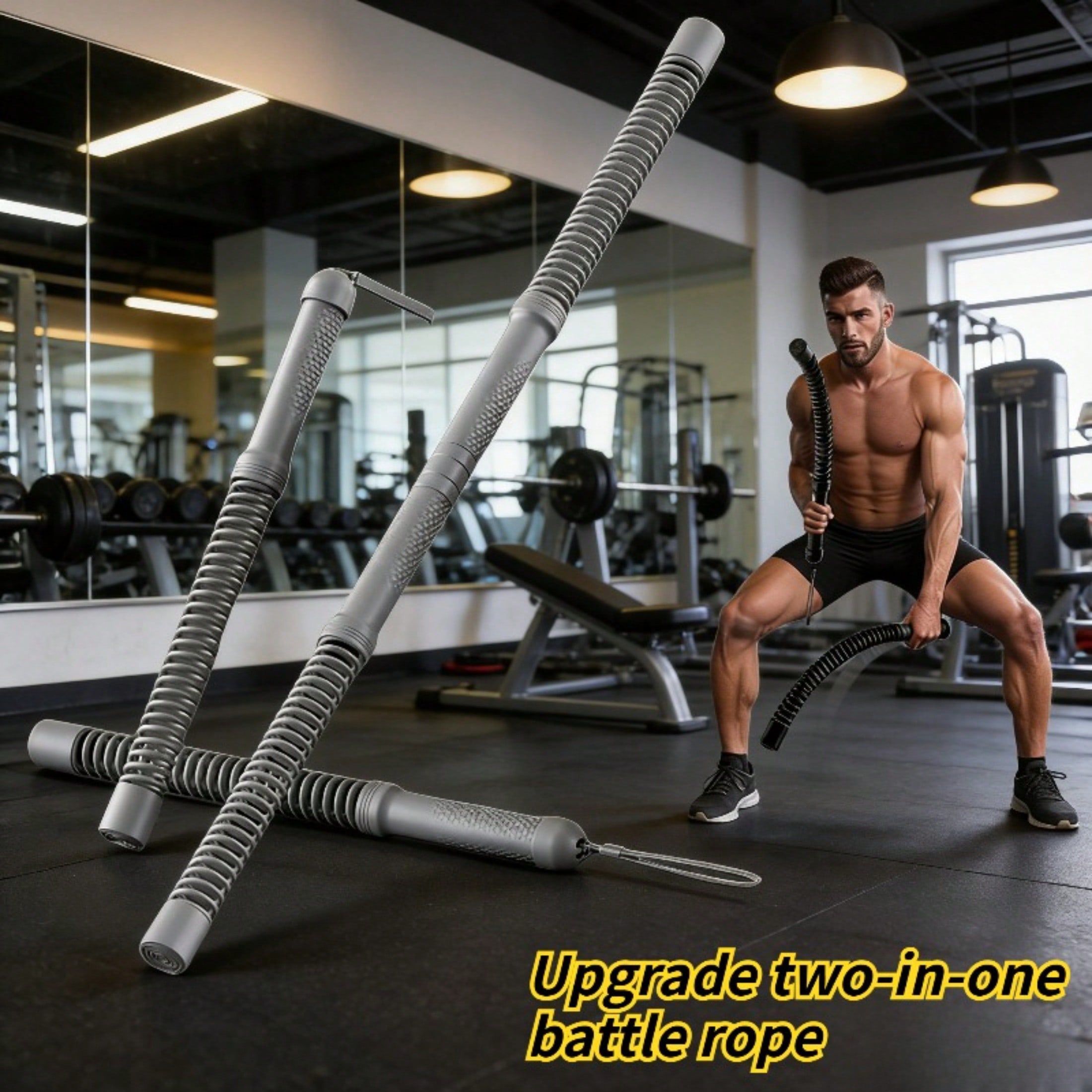 2-in-1 Upgraded Cordless Battl - Fitness Home Gym Equipment 评论和价格